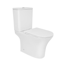 Унитаз напольный Presto безобідковий з сідінням Soft-close QTPRE27W51022 Унітази підлогові — сторінка 6