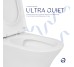 Унитаз напольный Qtap Presto безободковый с сиденьем Soft-close QTPRE27W51022