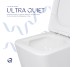 Унитаз напольный Qtap Crow Ultra Quiet безободковый с сиденьем Soft-close QTCRO27W51028