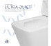 Унітаз підлоговий Qtap Crow Eco Ultra Quiet безобідковий з сідінням Soft-close QTCRO27W51030
