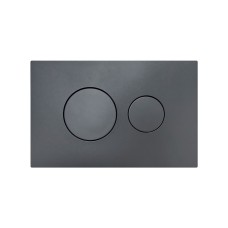 Клавиша смыва Standard 152x236x28 мм, Gunmetal Black, круглая QTSTD164GMB51271