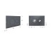 Клавиша смыва Qtap Standard 152x236x28 мм, Gunmetal Black, круглая QTSTD164GMB51271