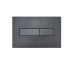 Клавиша смыва Qtap Standard 152x236x28 мм, Gunmetal Black, линейная QTSTD164GMB51272