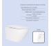 Готове рішення Qtap для ванної кімнати: підвісний унітаз Jay Rimless 520x360x320 + комплект інсталяції Standard (лінійна клавіша Black)