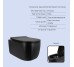 Готове рішення Qtap для ванної кімнати: підвісний унітаз Taurus Ultra Quiet 515x360x350 + комплект інсталяції Standard (кругла клавіша Black)