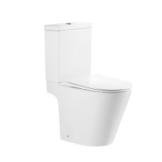 Унітаз підлоговий Dove Ultra Quiet 610×360×835 мм з сидінням Soft-close WHITE QTDOV27W51828 Унітаз підлоговий Dove Ultra Quiet 610×360×835 мм з сидінням Soft-close WHITE QTDOV27W51828