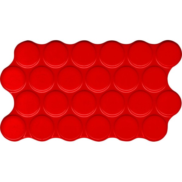 Плитка (14x24) 1424PURRU Punto Rojo Rubi - Puntos з колекції Puntos Cobsa