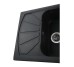 Гранітна мийка Globus Lux TANA чорний металік 610х500мм-А0001 Globus Lux