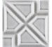 Декор Milano Argento Craquele 13x13 Formelle Ceramiche Grazia з колекції Formelle Ceramiche Grazia