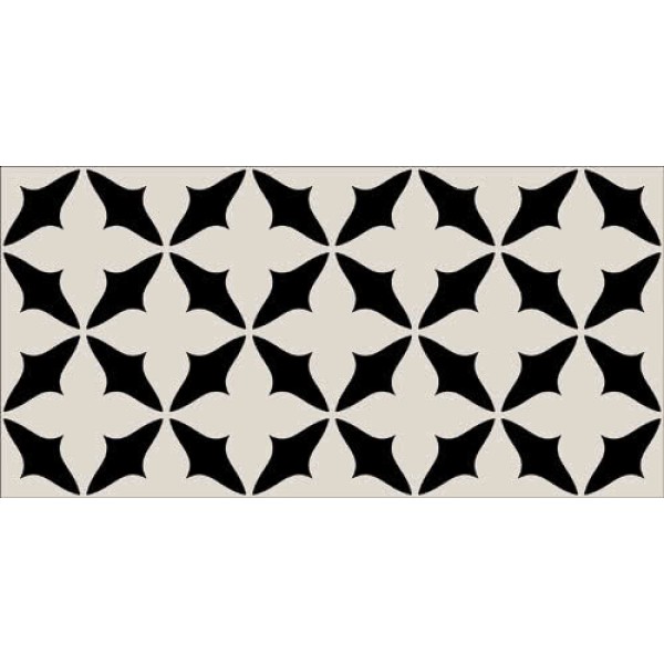 Декор (10x20) Caumartin Negro - Mugat-Rivoli з колекції Mugat-Rivoli Vives