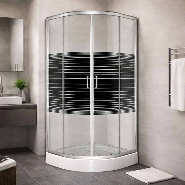 Душова кабіна INSANA Geja Black Line (JK) 90х90х205 мілкий піддон ( А0059652 ) Insana