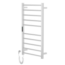 CAMPO електрична рушникосушарка L, 120W, 500*900мм, сталь 304, 10 перемичок (5-5) коло, стійки квадрат, таймер, термостат 70°С, cepillado cromo CAMPO електрична рушникосушарка L, 120W, 500*900мм, сталь 304, 10 перемичок (5-5) коло, стійки квадрат, таймер, термостат 70°С, cepillado cromo