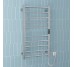 CAMPO електрична рушникосушарка L, 120W, 500*900мм, сталь 304, 10 перемичок (5-5) коло, стійки квадрат, таймер, термостат 70°С, cepillado cromo
