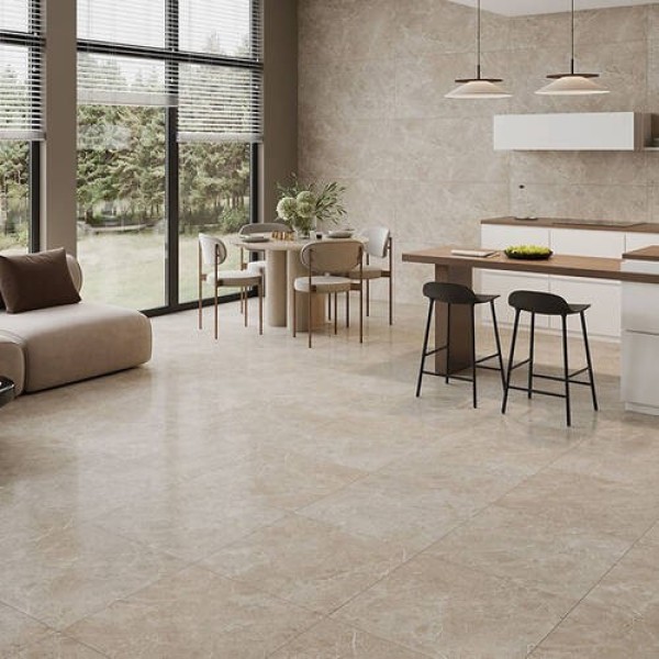Плитка керамогранітна Alvaro Beige RECT 598x1198x8 Cersanit Cersanit