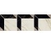 Мозаїка (19.5x58.5) 2408510 Мос. Куб Неро-Биа-Гри - Мраморный з колекції Мрамор Версаче