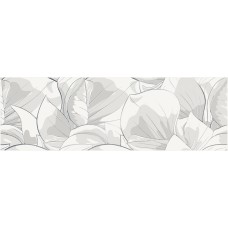 FLOWER CEMENTO WHITE INSERTO 24х74 (плитка настінна, декор)