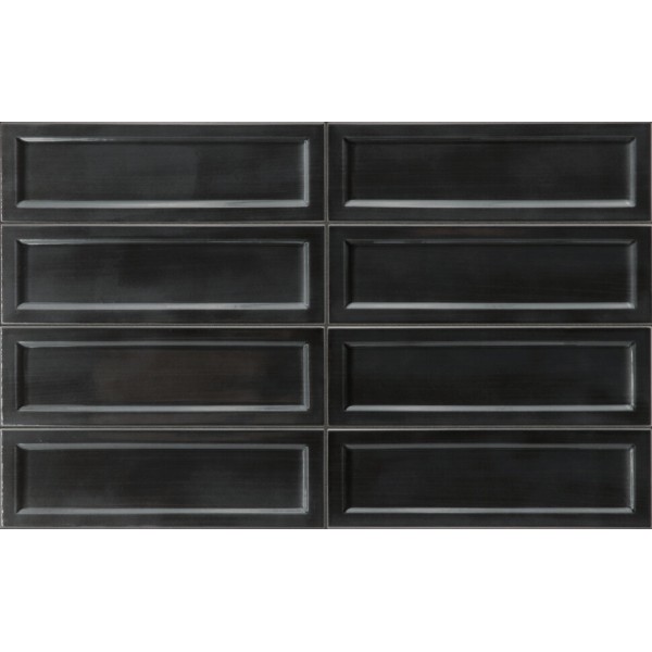 Плитка Island Frame black 6.5x20 з колекції Island Equipe