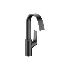 Смеситель Vivenis 210 для умывальника поворотный носик с д/к pop-up, Brushed Black Chrome (75030340)