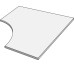 Бортик для басейну M D Provence Ang Toro Tondo Coal 20 Mm - 90x90 DMPAT97OR Mas de Provence з колекції Mas de Provence Ascot