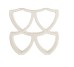 ARIALUCE CURVE BIANCO GLASSA - 20x20 J956 Arialuce з колекції Arialuce Marca Corona