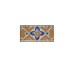 Декор Tabica Catedral Azul 12x32.5 Decorado Gres De Aragon из коллекции Decorado Gres De Aragon