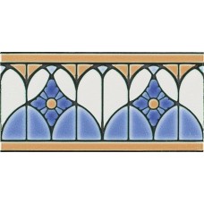 Бордюр Bordura Fenice Cobalt Craquele 10x20 Venice Ceramiche з колекції Venice Ceramiche VENICE Керамическая плитка GRAZIA