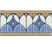 Бордюр Bordura Fenice Cobalt Craquele 10x20 Venice Ceramiche Grazia з колекції Venice Ceramiche Grazia