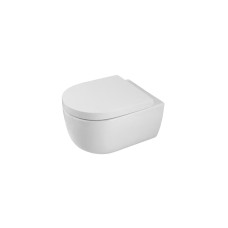 ACRO COMPACT, Унітаз підвісний 49 см, Rimless з кріпленням, matt white (100370330) ACRO COMPACT Сантехніка NOKEN