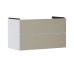 Тумба під умивальник Xevolos E 980/475 на 2 шухляди Matt White/Front Patterned Bronze (54181390)