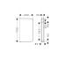 Перегородка для писсуара EluPura Original Q White (60173450)