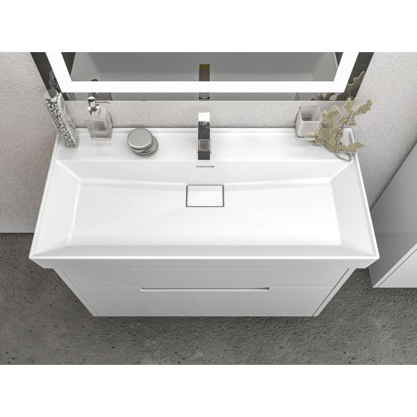 Тумба Капрі 100 см консольна з умивальником Sharp Aqua Rodos