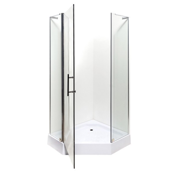 Душова кабіна INSANA Ethna Clear P91 з розмірами 90x90x200 і мілким піддоном ( А0046232 ) Insana