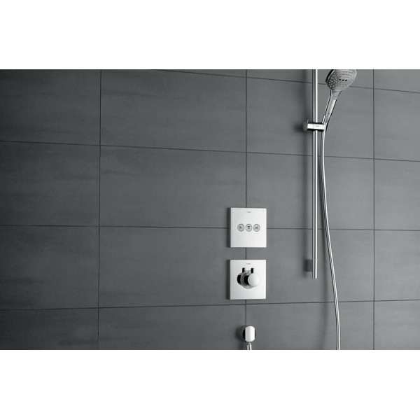 Переключатель ShowerSelect на 3 клавиши Brushed Black Chrome (15764340)