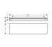 Поличка 40.0/34.0 х 11.0 см Axor Universal Circular, Polished Black Chrome (42844330)