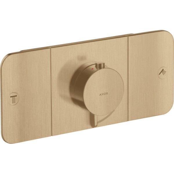 Термостат для 2-х споживачів Axor One, Brushed Bronze 45712140
