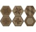 Декор (40.9x47.2) 173063 Gea Esagona Decoro Colori Caldi - Gea з колекції Gea Settecento