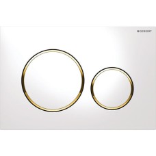 115.882.KK.1 Sigma20 round Клавіша з подвійним змивом, білий/позолота/білий (1 сорт) 115.882.KK.1 Sigma20 round Клавіша з подвійним змивом, білий/позолота/білий (1 сорт) SIGMA Сантехніка Geberit