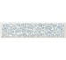 Декор (15x60.2) MRV280 List. Satin Biancoavio Ret - Satin з колекції Satin Piemme