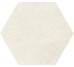 Плитка (17.5x20) 22092 Cement White - Hexatile Cement из коллекции Hexatile Cement Equipe