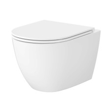 Унитаз подвесной с турбозмывом CET C952 Lider Pro Oval Tornado с крышкой soft-close SZCZ1004030001 LIDER
