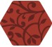 Плитка (25.8x29) Toscana Grabados Rojo - Toscana з колекції Toscana Acuarelas Bestile