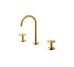 LIGNAGE CROSS, Смеситель для умывальника на 3 отверстия, gold (100311375)