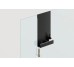 Полка на стекло "STYLE", RAL9005 black mat