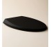 CLOSC3901504 Кришка д/унітазу CLOUD Duroplast, SLIM, Soft Close, чорний матовий (1 сорт)