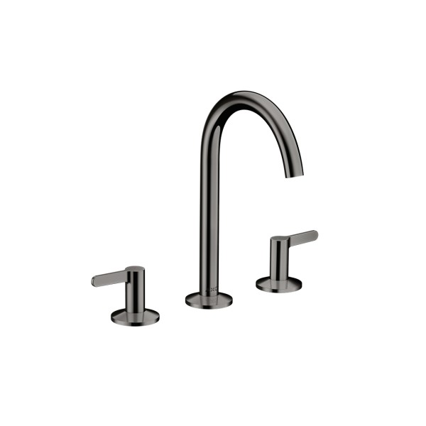 Змішувач One 170 для умивальника на 3 отвори з д/к push-open Polished Black Chrome (48050330)