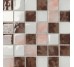 Мозаїка (28.6x28.6) 100104 Mixdrosacipria-Grigioargento-Mogano 4.5x4.5surete(Foglio) - Musiva з колекції Musiva Settecento