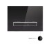 Qtap Nest Кнопка лінійна 175х245х4 мм Glass Black