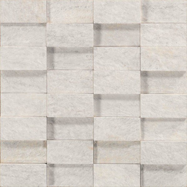 Мозаїка 29x29 Quarzite Bianco Mosaico3 D - Realstone_Quarzite - R08X з колекції Realstone_Quarzite Ragno
