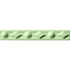 Бордюр Diamantato Verde Craquele 3x20 Electa Ceramiche Grazia з колекції Electa Ceramiche Grazia EL Barco Іспанія