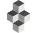 Плитка 30,5x35,5 Cube Mosaico - Up_Stone - UP00MC з колекції Up_Stone Impronta